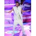  Justin Bieber White Leather Vest